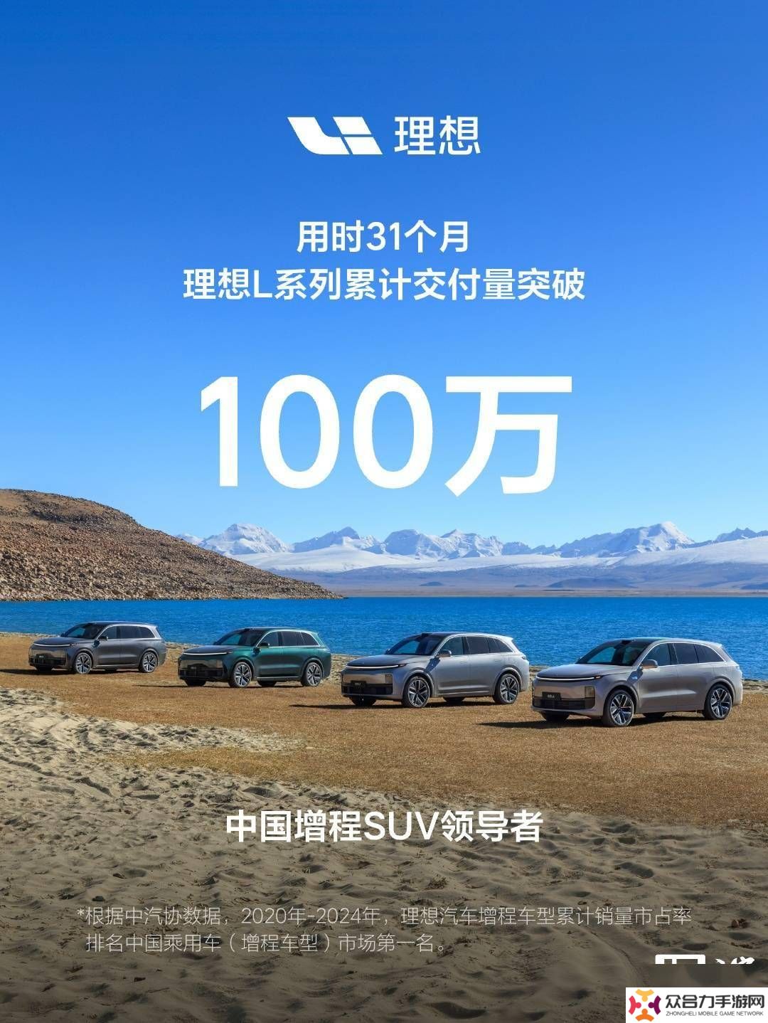 理想汽車L系列31個月狂攬百萬交付，增速驚人！