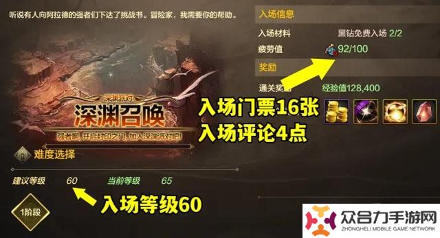 dnf手游65版本深淵怎么開 西部深淵在哪里開啟